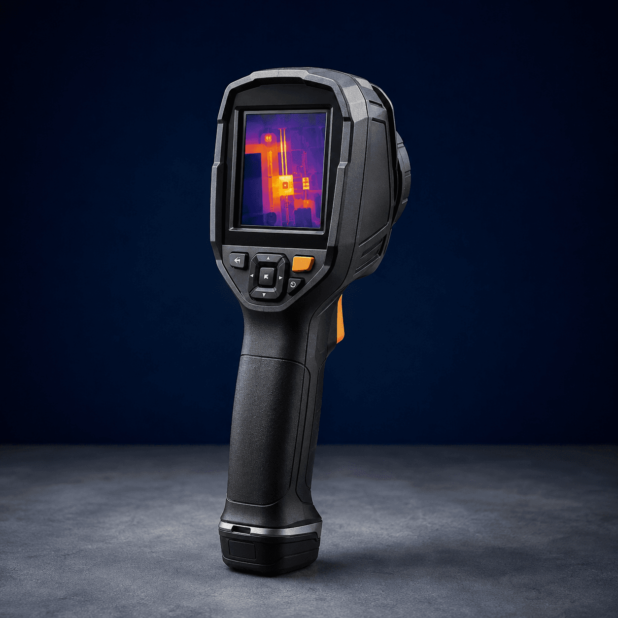 Generieke productfoto van een warmtebeeldcamera
